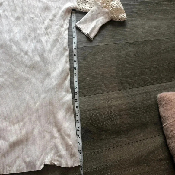 Express White Lace  Crochet Long Sleeve Cardigan Size XL NWOT - Picture 8 of 9